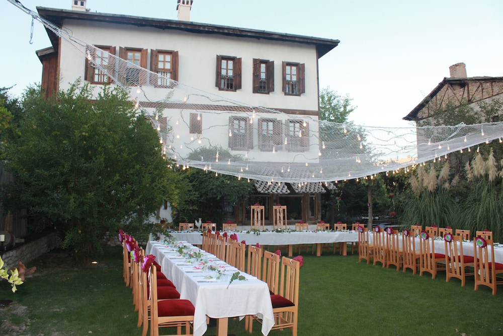 Outdoor wedding area