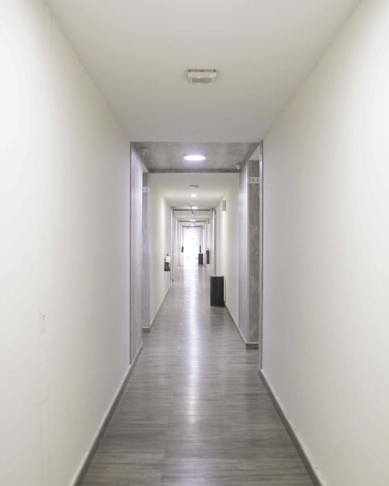 Interior entrance