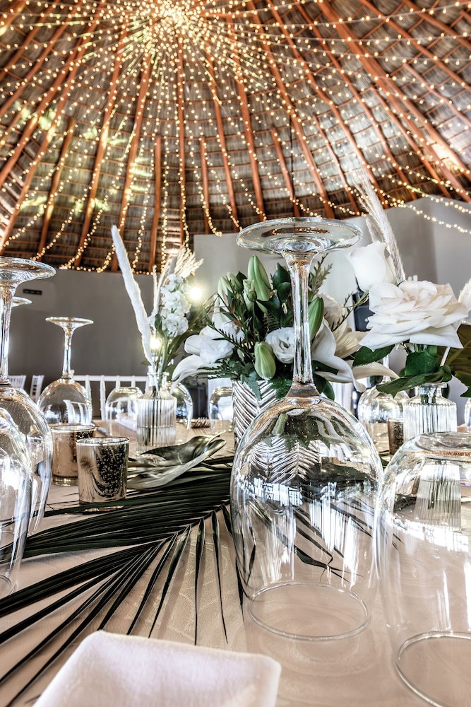 Outdoor wedding area