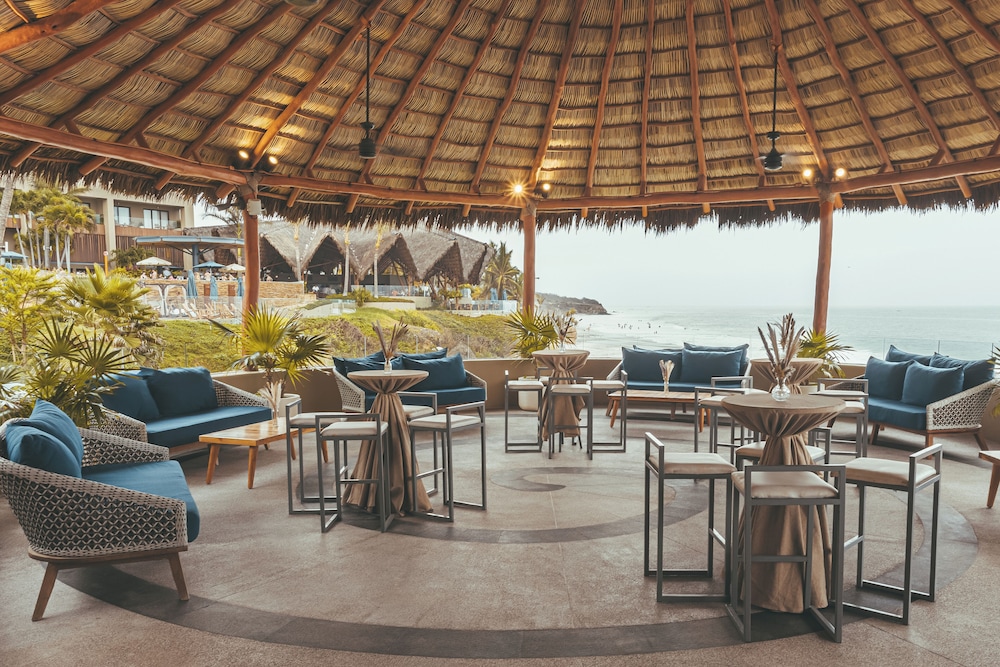 Outdoor wedding area