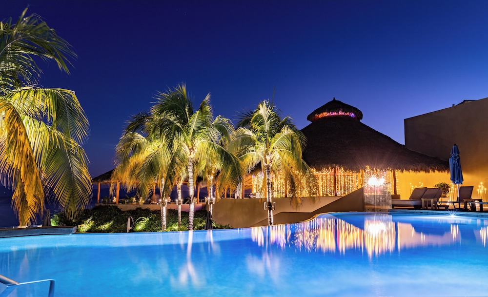 Outdoor wedding area