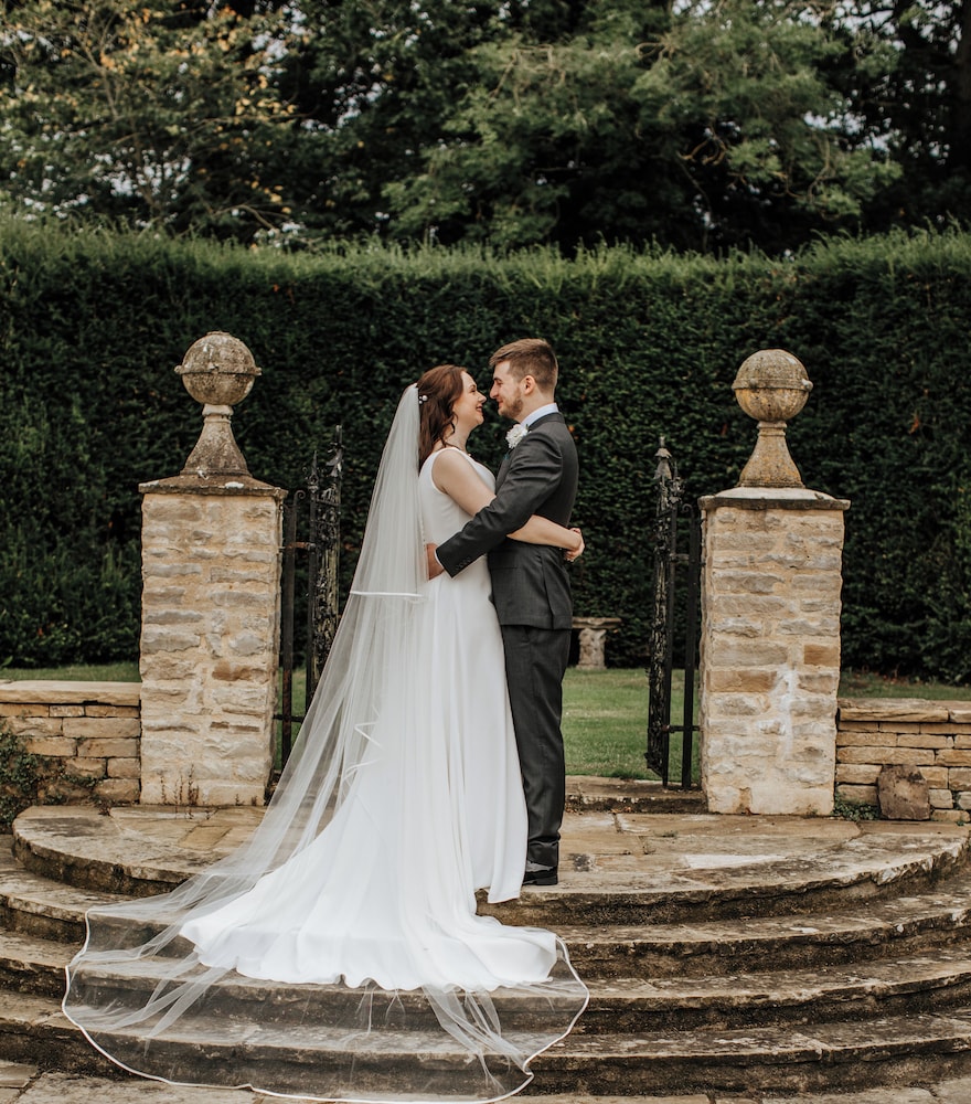 Outdoor wedding area