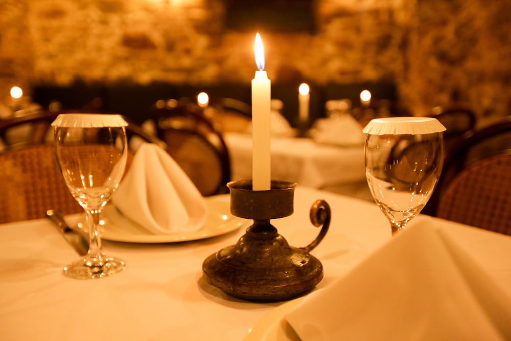 Couples dining