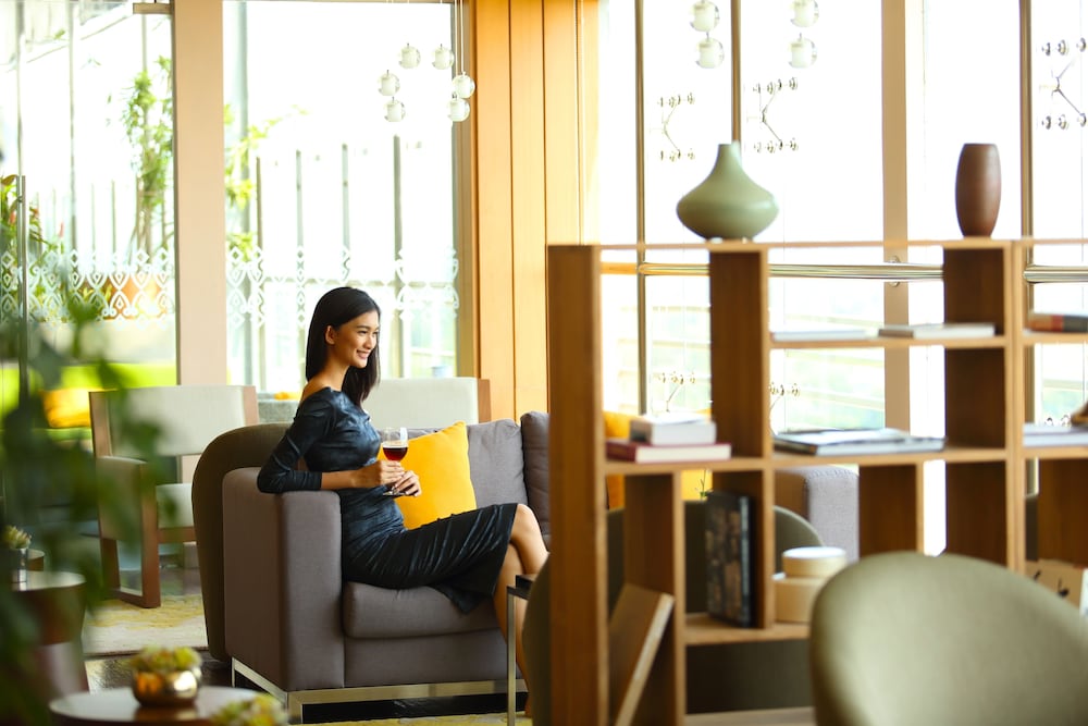 Lobby sitting area