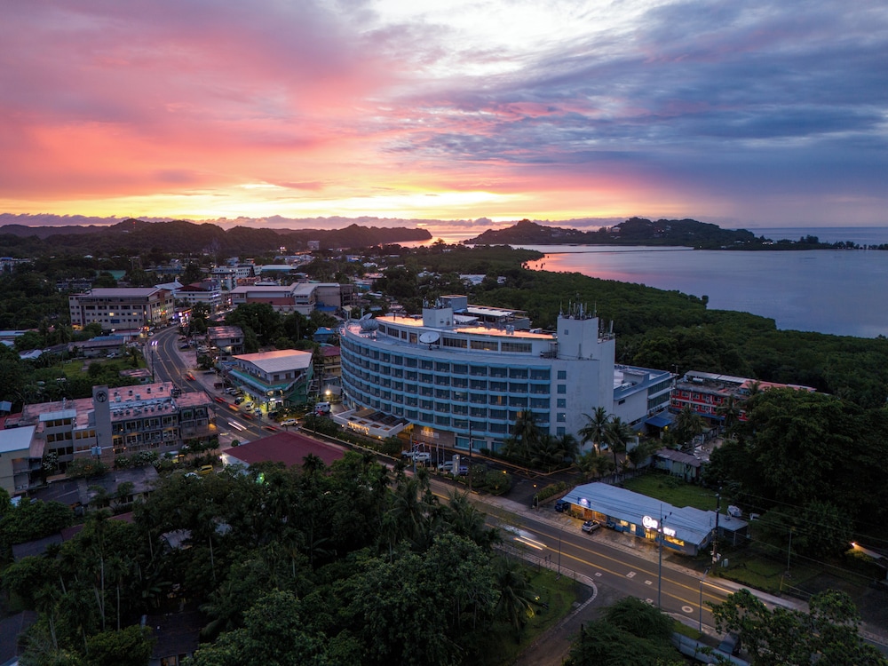 Front of property - evening/night