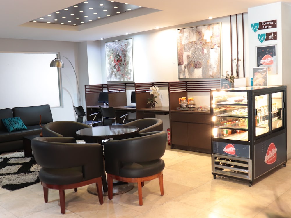 Lobby sitting area
