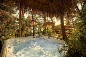 thumbnail: Outdoor spa tub