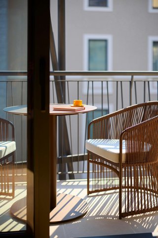 Balcony detail from the Milano Suite.
