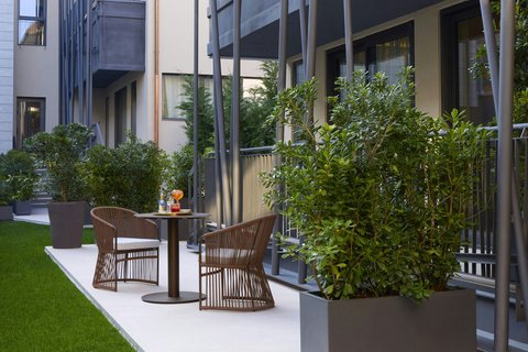 Exterior view from the Terrace Suite.