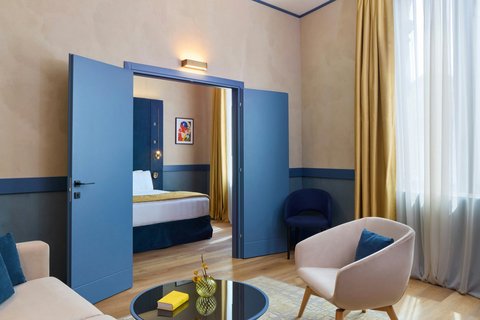 Another angle of the bright Junior Suite.