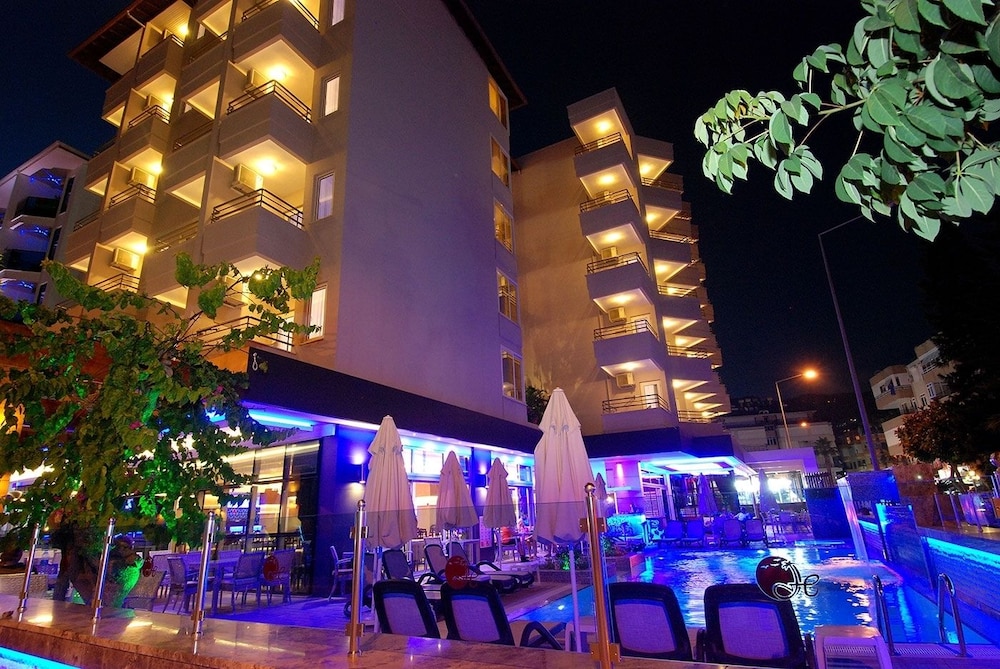 Front of property - evening/night