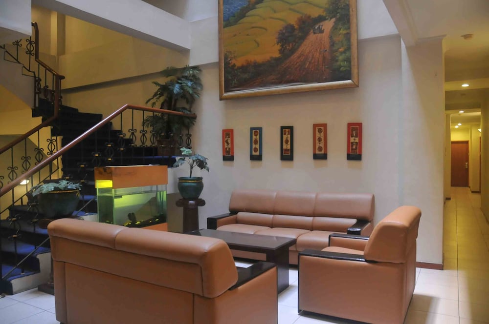 Lobby sitting area
