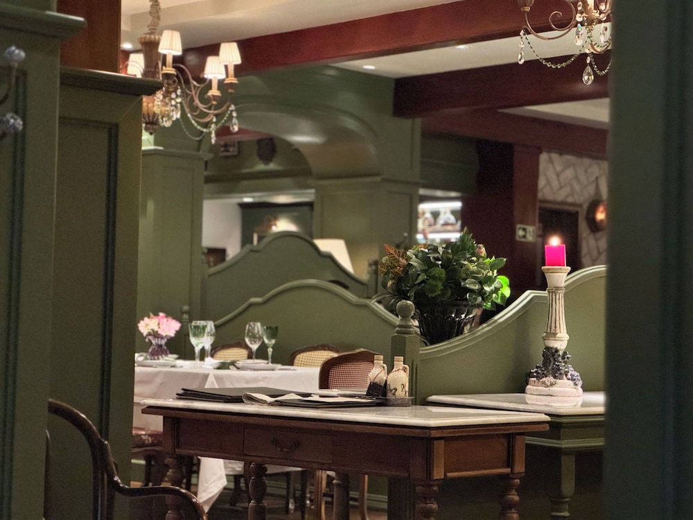 Outdoor banquet area