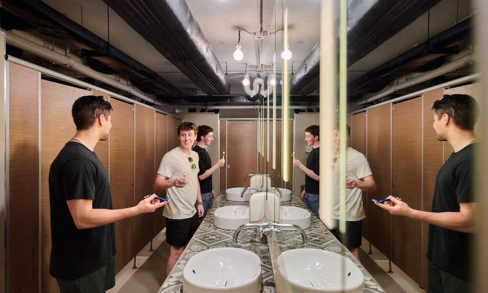 Shared bathroom