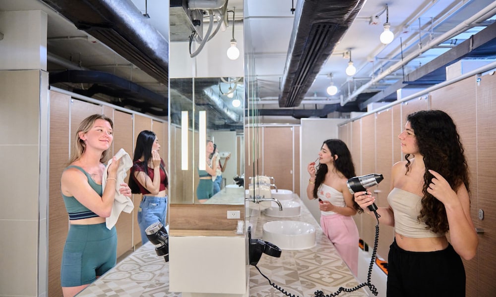 Shared bathroom