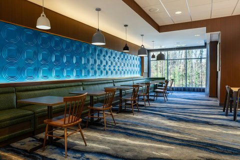 Breakfast area lobby