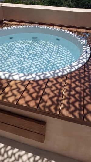 thumbnail: Outdoor spa tub