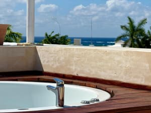 thumbnail: Outdoor spa tub
