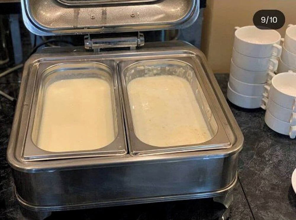 Breakfast buffet