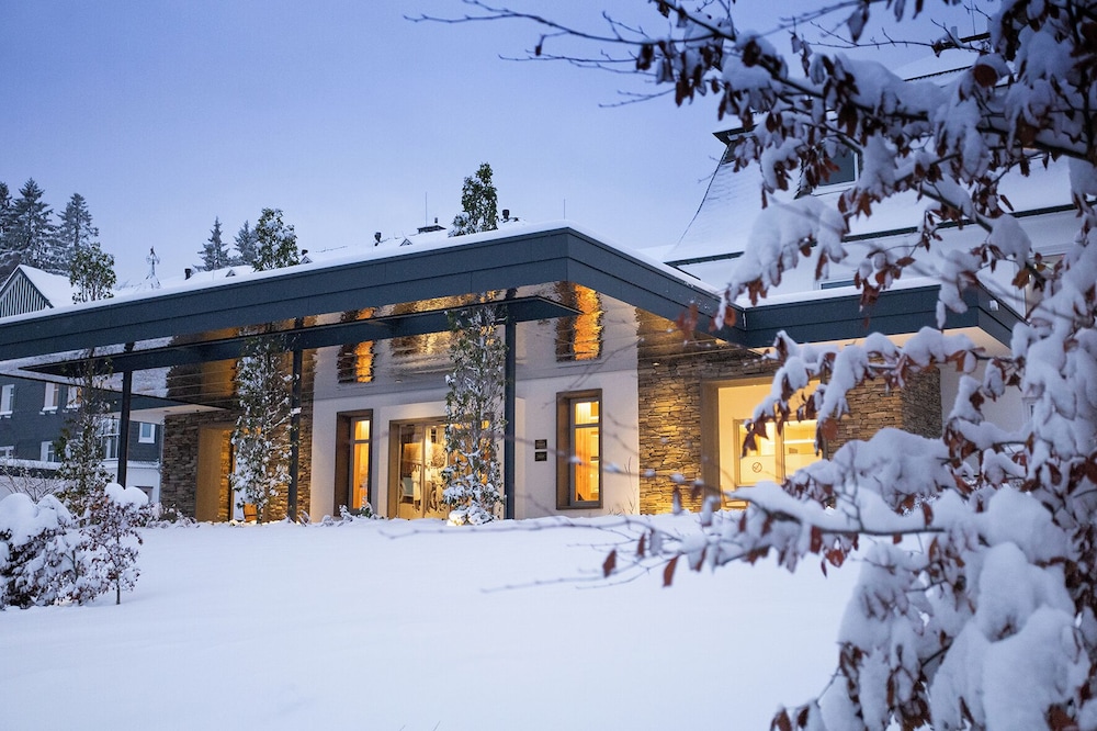 Front of property - evening/night